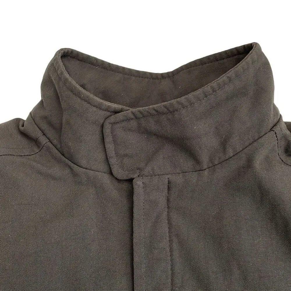 Nearly new! Levi’s SILVERTAB Charcoal Gray Canvas Fleece-Lined Zip Up Work Jacke